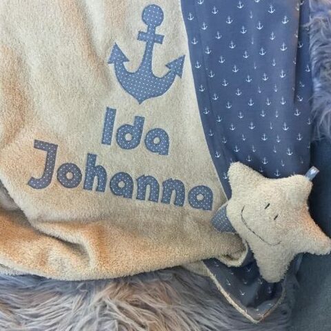 Individualisierte Babydecke