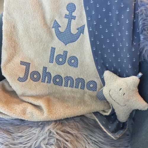 Individualisierbare Babydecke