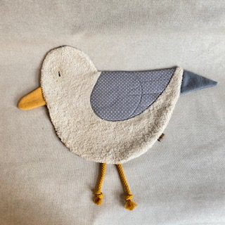 Schnuffeltuch Möwe